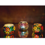 3 x 3 ” Candle Holder-Glass. A hint of glamour is all you need to take your space from simple to stunning, turn your house into an alluring abode you’ll love to luxuriate in. Set of 3