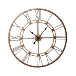 Wall Clock I 72 cm I Golden Matte Finish / Matte Black I A perfect timepiece for Home Décor
