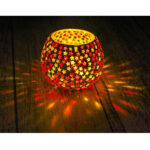 3 x 3 ” Candle Holder-Glass. A perfect item to add a decorative touch to a room’s décor. Perfect coffee table or fireplace centerpiece.