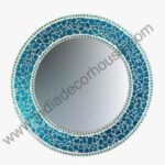 22.5" Red and Silver, Handmade Glass