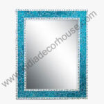 22.5" Red and Silver, Handmade Glass