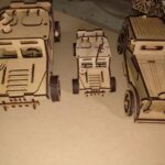 VINTAGE CAR -MDF SHOWPIECE