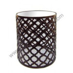 22.5" Red and Silver, Handmade Glass