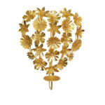 HEART SHAPE FLORAL CANDLE HOLDER